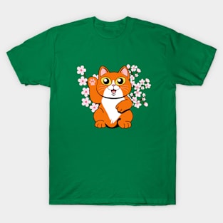 Hi There Orange Tabby T-Shirt